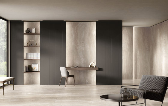 Authentic Luxe | Gold Travertine | Piastrelle ceramica | FLORIM