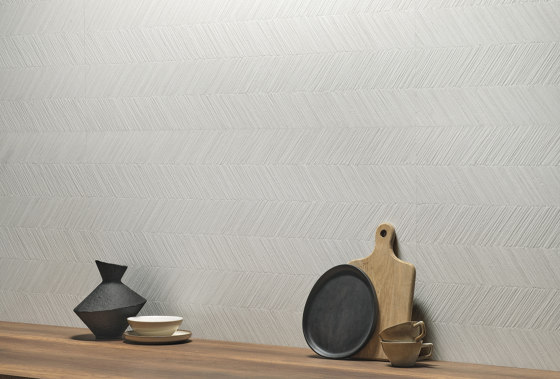 Everstone Mosaico Stripes Ivory | Mosaici pietra naturale | EMILGROUP