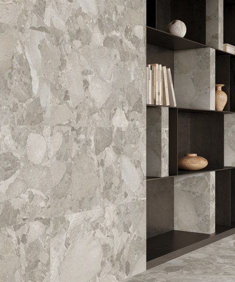 Matera Stone Decoro Ritmo White | Ceramic tiles | EMILGROUP