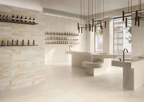 Varana Stone Decoro Tweed White | Ceramic tiles | EMILGROUP