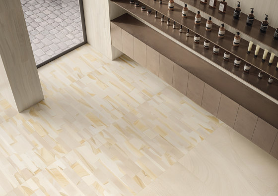 Varana Stone Mosaico 5x5 Cross Cut Beige | Mosaïques en pierre naturelle | EMILGROUP