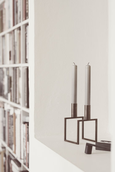 Kubus Line, White | Candlesticks / Candleholder | Audo Copenhagen