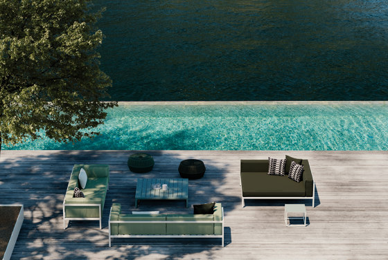 Landscape double lounger with 5-position | Lettini giardino | KETTAL