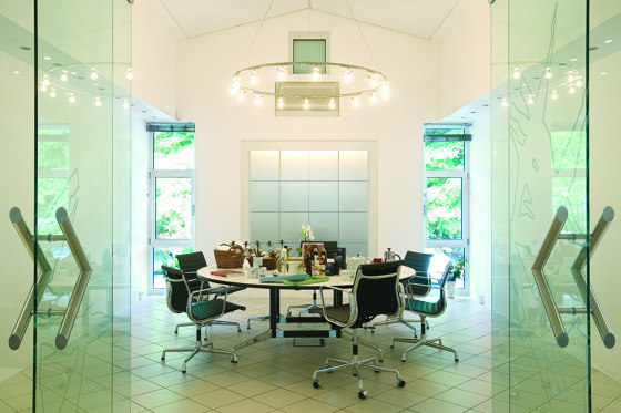 SCAN ceiling luminaire with arc shade | Ceiling lights | Okholm Lighting