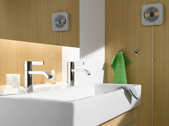 IMO - Monomando de lavabo con base elevada sin válvula | Grifería para lavabos | Dornbracht