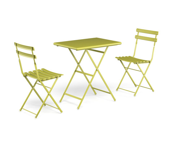 Arc en Ciel 2 seats folding table | 334 | Bistrotische | EMU Group