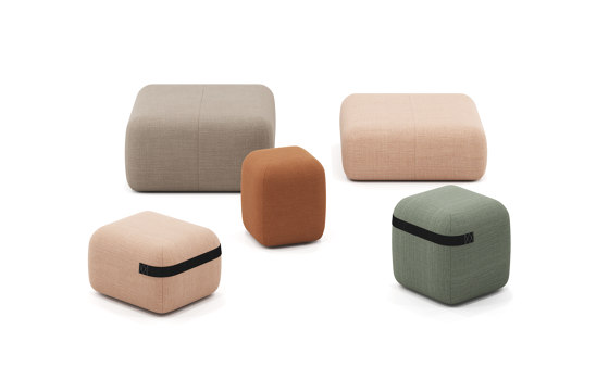 Season Outdoor pouf 50 fixed or with casters | Pouf | viccarbe