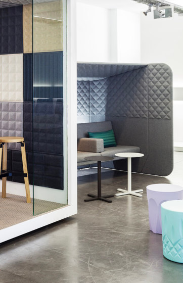 BuzziHub Side | Sound absorbing architectural systems | BuzziSpace
