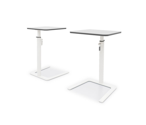 Flamingo Static table, Chrome frame with Circular Top | Side tables | Boss Design