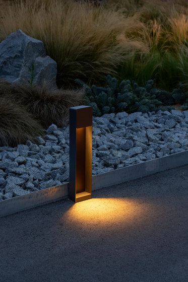 Lab A 35 Graphite Grey-White | Outdoor wall lights | Marset