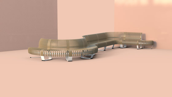 Nova C Bench Donut configuration | Benches | Green Furniture Concept