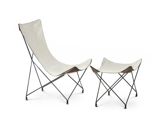 LAWRENCE 390|391 lounge chair with footstool | Poltrone | Roda