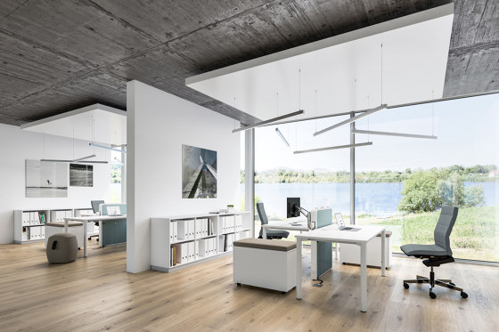 Rondana Manually height-adjustable desk | Mesas contract | Assmann Büromöbel
