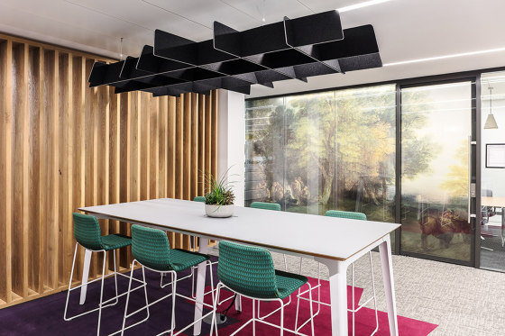 BuzziGrid | Sound absorbing ceiling systems | BuzziSpace