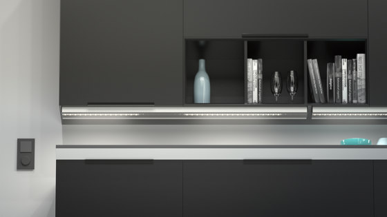 AREA under cabinet lamp black 60 cm | Eclairage pour meubles | HOLY TRINITY
