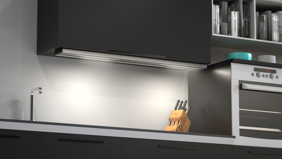 AREA under cabinet lamp black 120 cm | Lampade per mobili | HOLY TRINITY