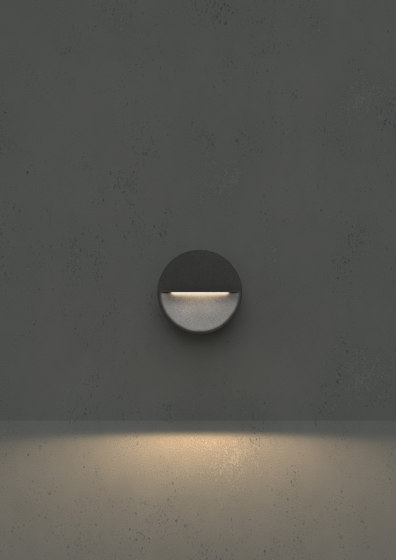 On | round wall lamp | Lámparas exteriores de pared | Castaldi