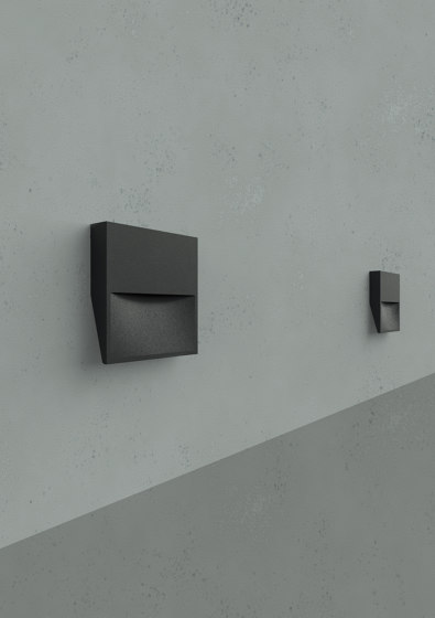 On | square wall lamp | Lámparas exteriores de pared | Castaldi