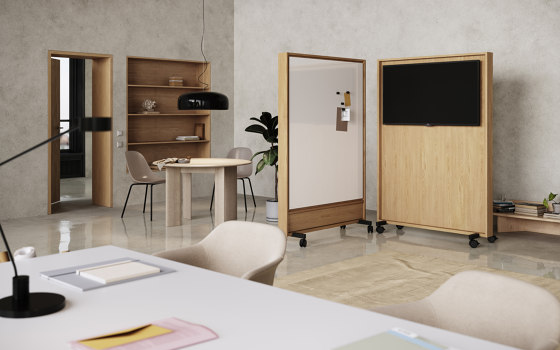 CHAT BOARD® Dynamic - Wood Acoustic Shelf | Privacy screen | CHAT BOARD®