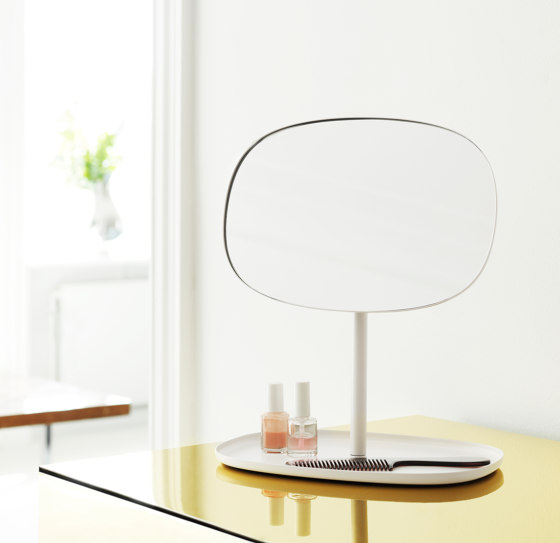 Flip Mirror White | Miroirs | Normann Copenhagen