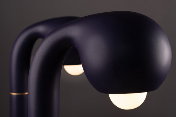 Table Lamp 3-Globe 24” Gloss Yellow | Luminaires de table | Entler