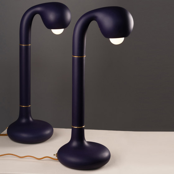 Table Lamp 3-Globe 24” Gloss Yellow | Tischleuchten | Entler