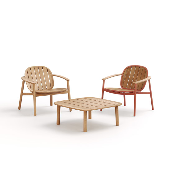 Twins Alu-teak chair | 6040 | Chaises | EMU Group