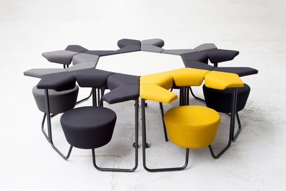FLOAT | Upholstered Ergonomic Group Task Chair | Chaises | GreyFox