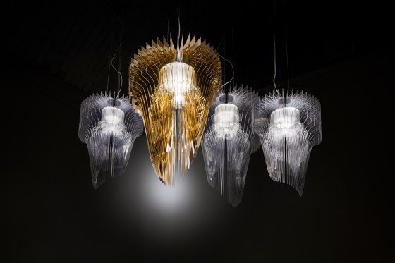 Aria Transparent Small | Suspended lights | Slamp