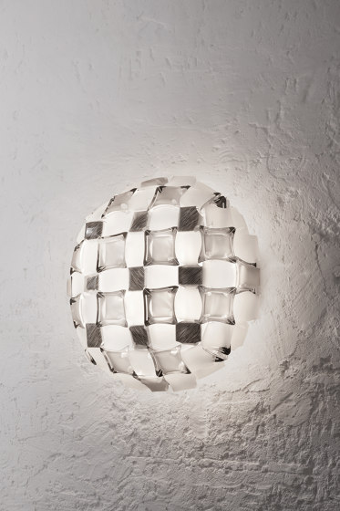 Mida Ceiling/Wall Medium | White-Platinum | Wall lights | Slamp
