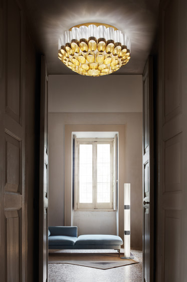 Odeon 100 Ceiling | Gold | Wall lights | Slamp