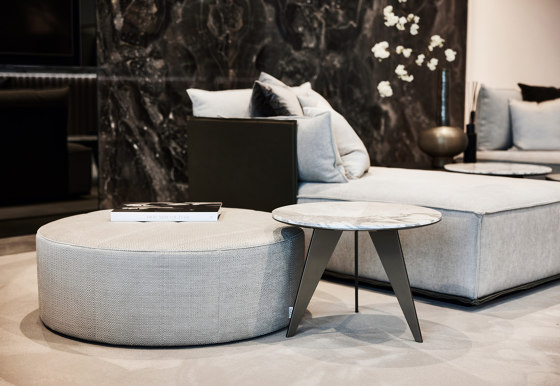 Beryl Pouf Treasure White | Pouf | DAMI Luxury Interior