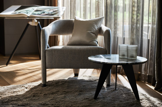 Emerald Side Table Matt Black + Bronze Python Top | Tavolini alti | DAMI Luxury Interior