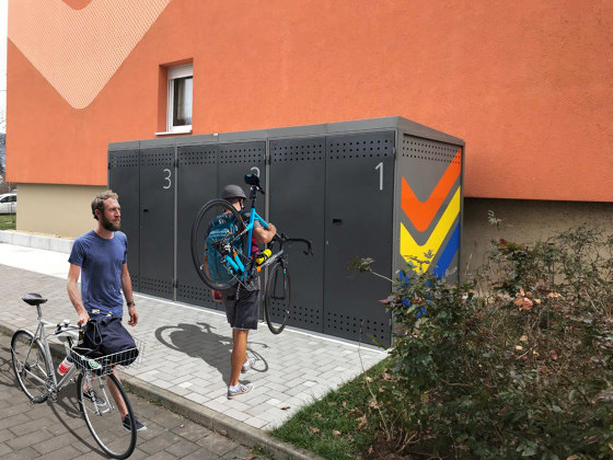 Bike Box Silhouette | Bicycle lockers | Euroform W