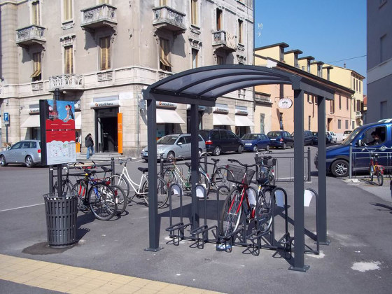 Galleria shelter | Bicycle stands | Euroform W