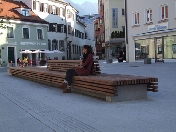 Innsbruck Bank | Sitzinseln | Euroform W