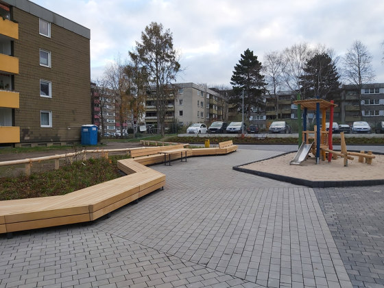 Isola modular bench & planter | Sièges en îlot | Euroform W