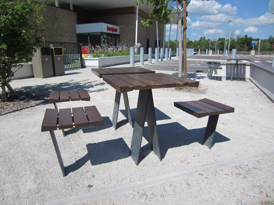 Zetapicnic picnic table | Ensembles table et chaises | Euroform W