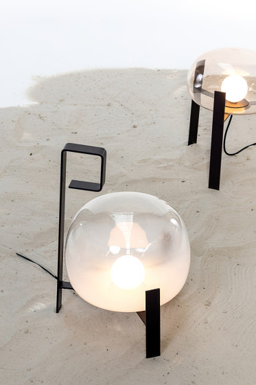 Oasi L Champagne&Fumé | Outdoor floor lights | Hind Rabii