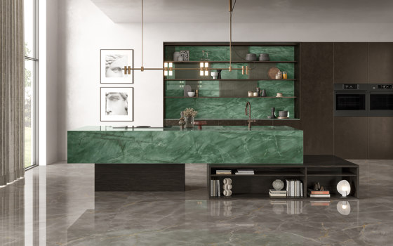 Marvel Gala Exotic Green 120X120 Lappato | Ceramic tiles | Atlas Concorde