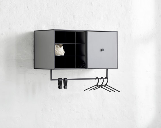 Frame 49 Incl. Door / Incl. Shelf, Dark Grey | Storage boxes | Audo Copenhagen