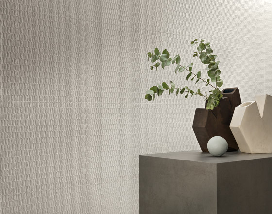 3D Wall Plaster Origami White 50X120 | Keramik Fliesen | Atlas Concorde