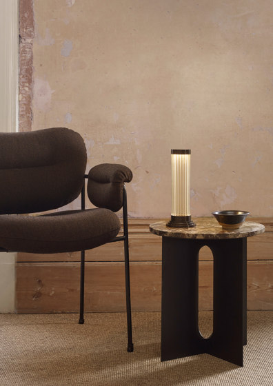 Porto Mini | Portable Table Light - Satin Brass | Lampade tavolo | J. Adams & Co