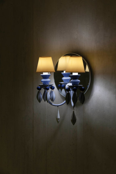 Belle de Nuit Ceiling Lamp with Lithophane | Golden Luster (CE/UK) | Suspended lights | Lladró