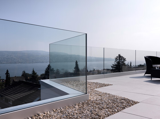 Litefront all glass ballustrade | Vetri balcone | Sky-Frame
