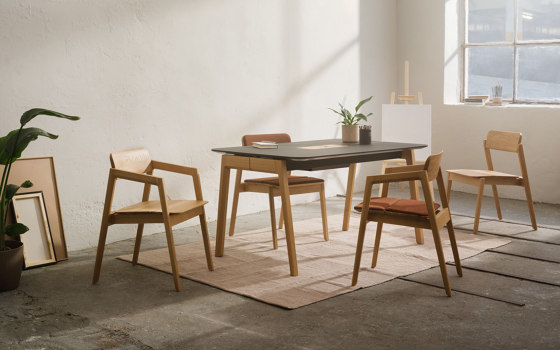 Knekk wood table | Mesas contract | Fora Form
