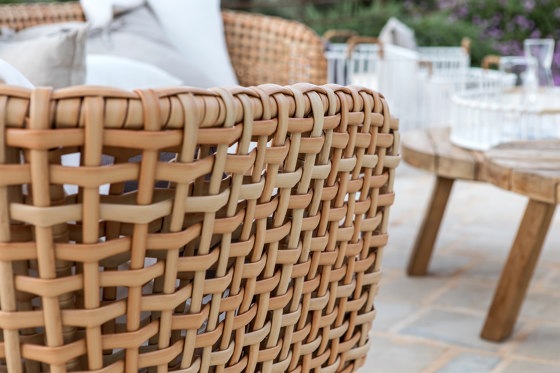Selene Lounge Chair Open Weaving | Fauteuils | cbdesign