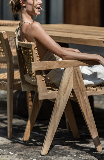 V Dining Chair Open Weaving | Chairs | cbdesign