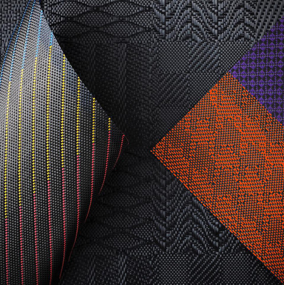 Fukuoka Weaving_Carbon Fiber textile model-5 | Tissus de décoration | Hiyoshiya