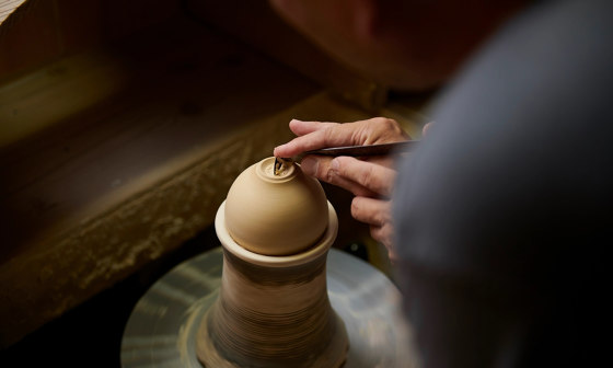 Tohgoro Ceramics_Koujitsu Aroma holder | Portacandele | Hiyoshiya